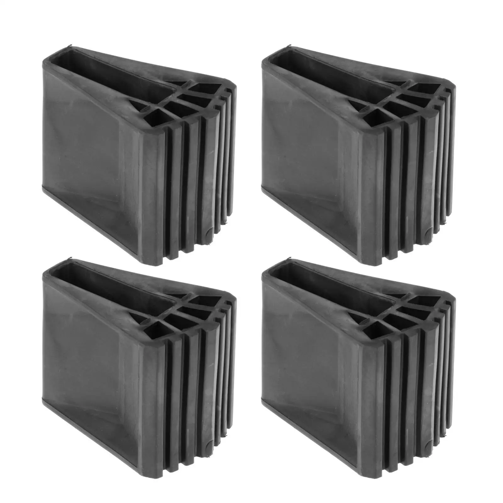 4 Pieces Ladder Feet Covers Pads Silicone Protector Trapezoid Pads Leg Caps