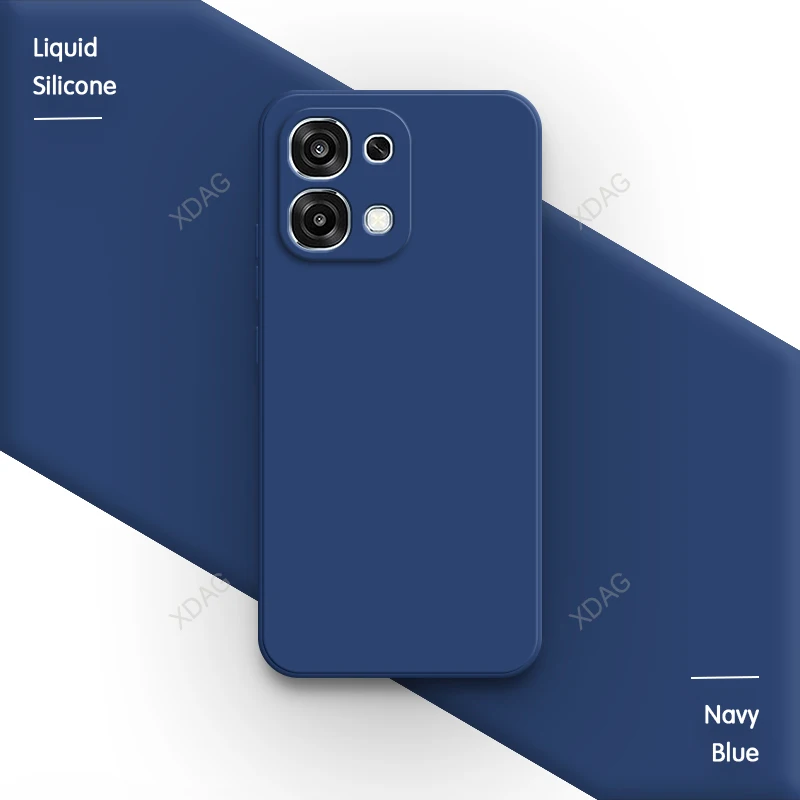 Soft Capa Liquid Silicone Phone Case - Durable, High-Quality Back Cover with Camera Protection