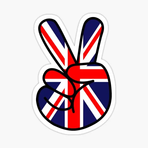

Автомобильные наклейки Peace в британском стиле, 5 шт., для холодильника, милые украшения в стиле аниме для гостиной, для мотоцикла, бампера, мультяшный чемодан на окно