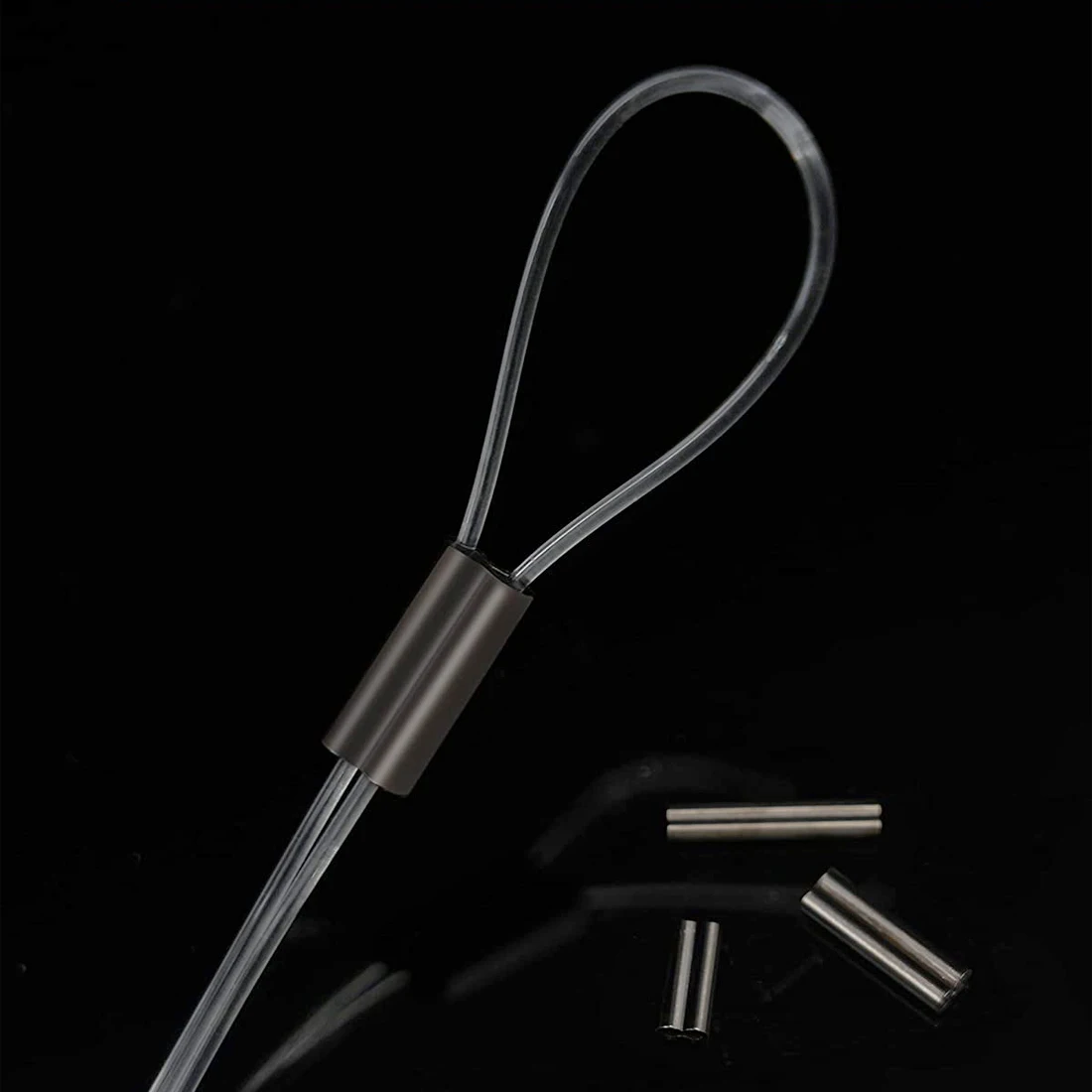 Fish trip Angeln Crimp hülsen Messing Kupfer hochfeste korrosions beständige Einzel Doppel verbinder Terminal Tackle – Detail 3