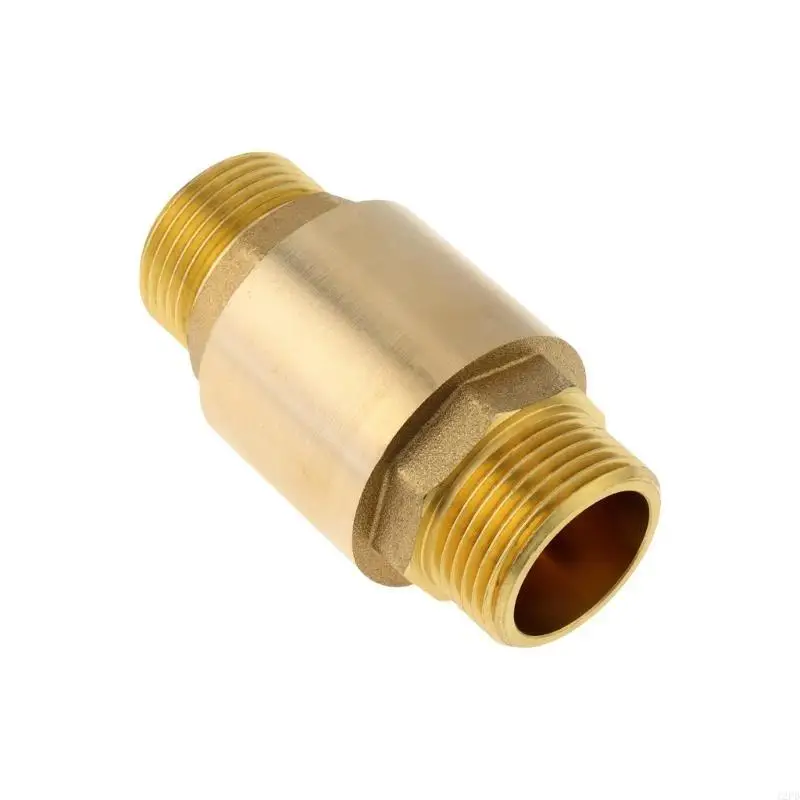 12PD Sturdy Brass In Line Spring Check Valves 3/4 Inch Male x Female Accessory for Effective Backflow Prevention in Well