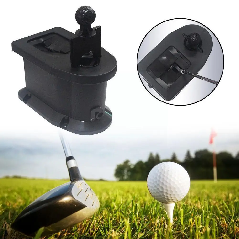 

Black Golf Ball Golf Club Washer Cleaner Golf Carts Accessories Groove Cleaner Shaft Device Mount Cleaning Pre-drilled W0Q4