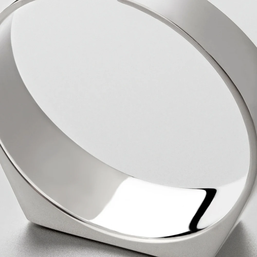 ELANDIS Men's Open End Ring Classic Stainless Steel 18K Gold Plated Hand Jewelry Wholesale 6