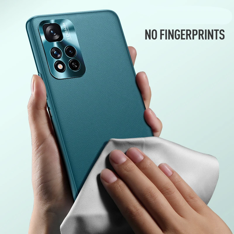 

Phone Shell Ultrathin Luxury Leather Phone Cases For XIAOMI MI Poco M4 Pro M3 Pro 5G M5S Bussiness Protection Funda Back Cover