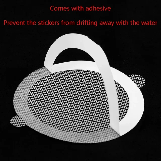 ตาข่ายกรองท่อระบายน้ำแบบใช้แล้วทิ้งในช่องระบายน้ำสำหรับอ่างอาบน้ำอุปกรณ์ในห้องน้ำที่กรองป้องกันการปิดกั้น 1