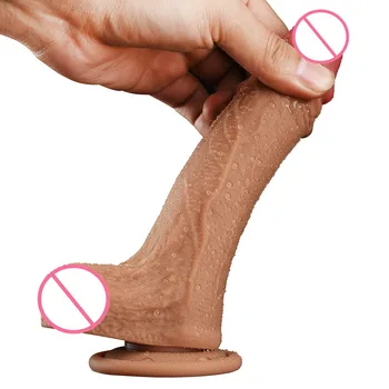 Realistic Dildo Silicon Penis Sex Toys For Womans Monster Dick Dong Suction Cup Hands Free Sexy Products Sexe Gode Adult Dildio 5
