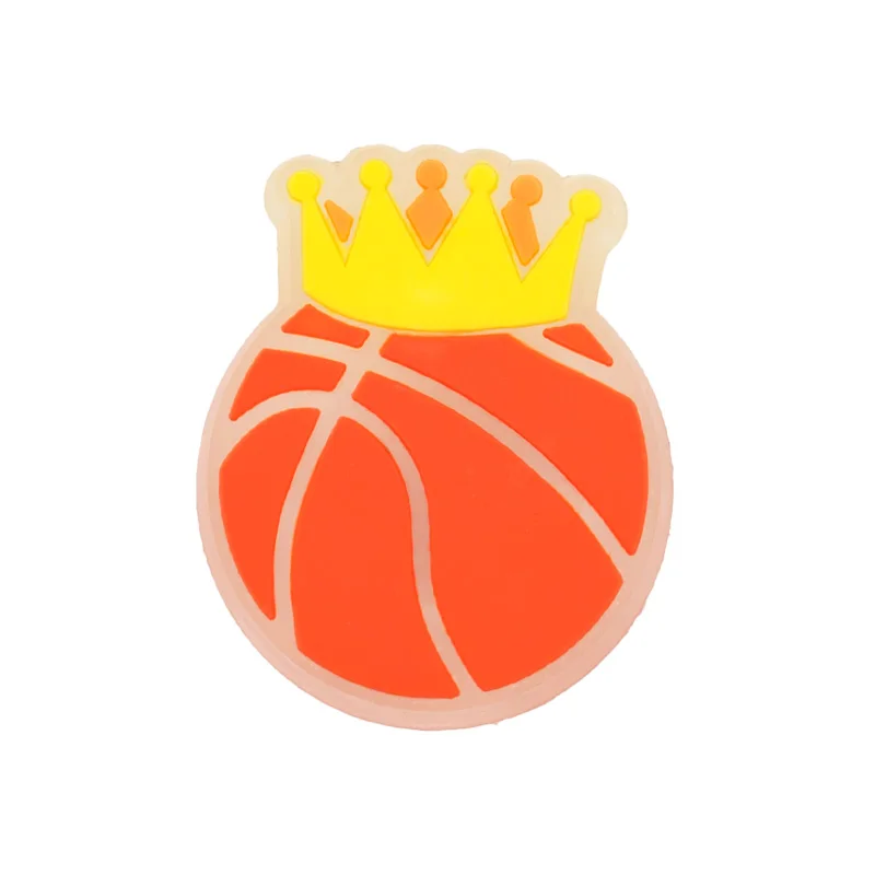Sports LED Shoe Charms - Football & Basketball Themed Decoration Accessories