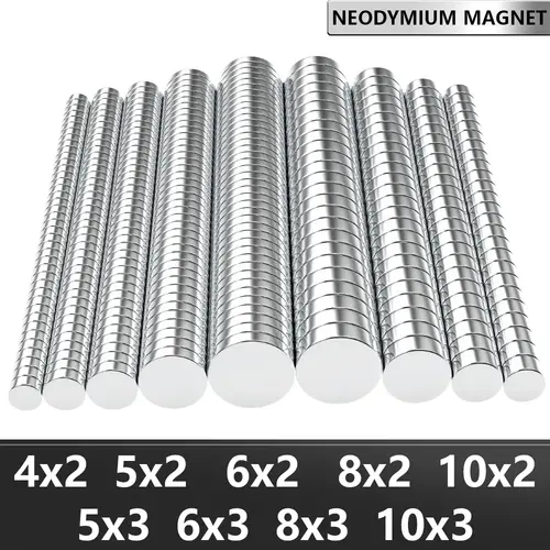 4x2 5x2 6x2 6x3 10x2 10x3mm N35 Super Strong Neodymium Magnet Round NdfeB Powerful Permanent Magnetic imanes Refrigerator Magnet