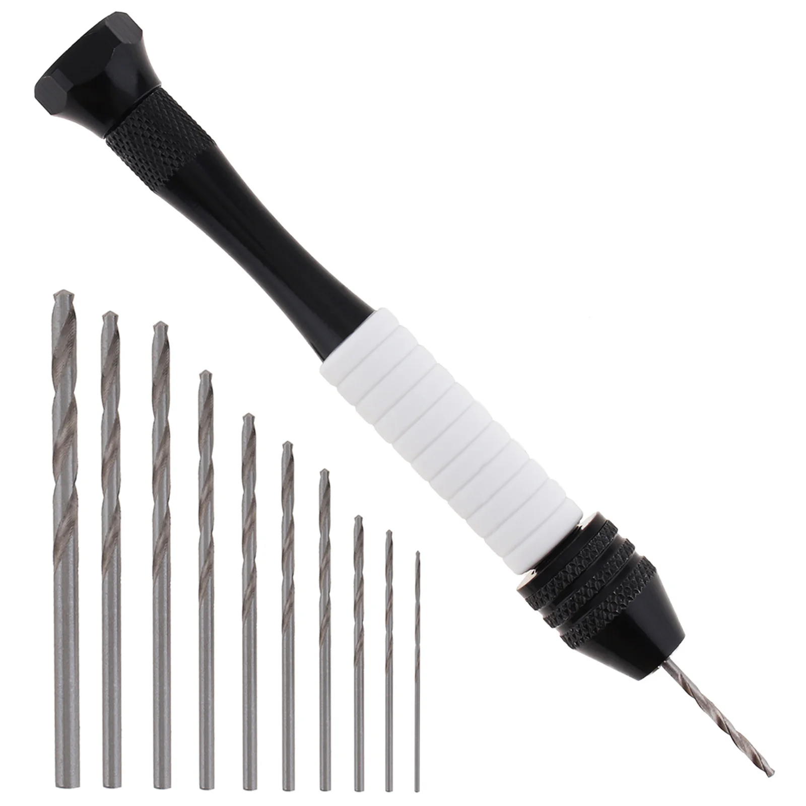 

Pin Vise Hand Drill Set Manual Craft Rotary Tools for Jewelry Making Craft Carving with Twist Drills Manual Twist Bits