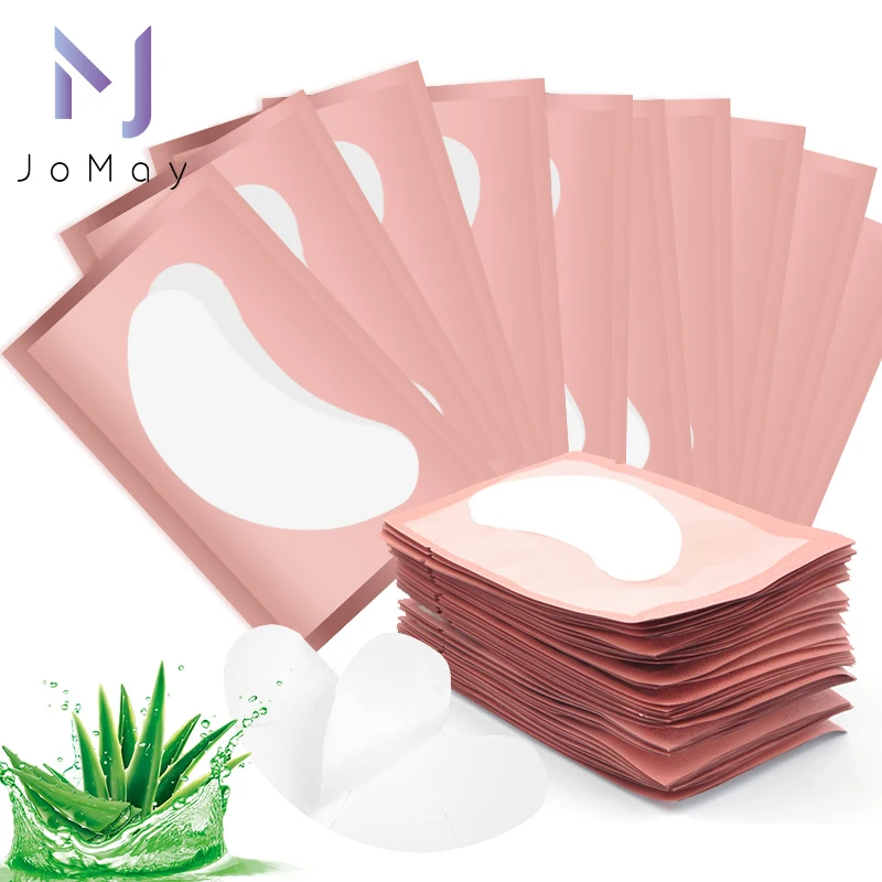 50Pairs/Lots Eyelash Extension Patch Under Eye Pads Hydrogel Patches For Extension Lint Free Stickers Eyelash patches Makeup 1