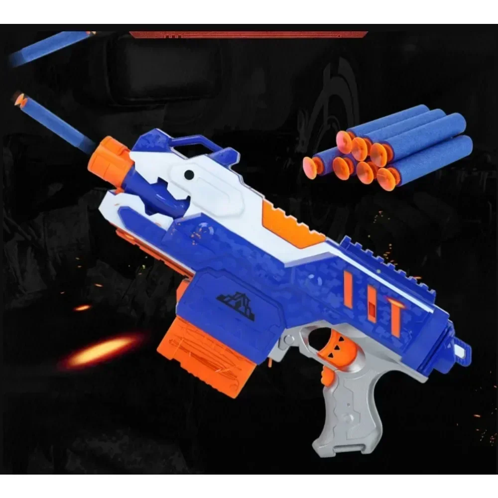 Electric Darts Toy Airsoft for Nerf Gun Soft 7.2CM Hole Head Bullets Foam Safe Sucker Bullet for Nerf Blasters Boys Toy Children 6