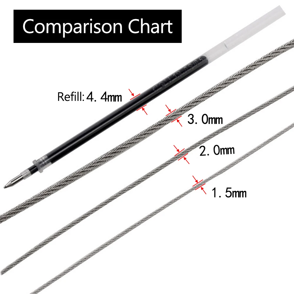 1.5-3mm Coated Steel Wire Rope Suspension Cable Lifting Component Coated Short Rope Hanging Lock Safety Lanyard Chain Steel Wire Rope