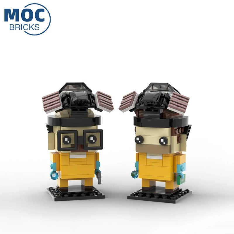 

MOC Brickheadz Film Series Deadly Poison Master Character Model Brick Assembly Building Block Children's Toys Christmas Gift