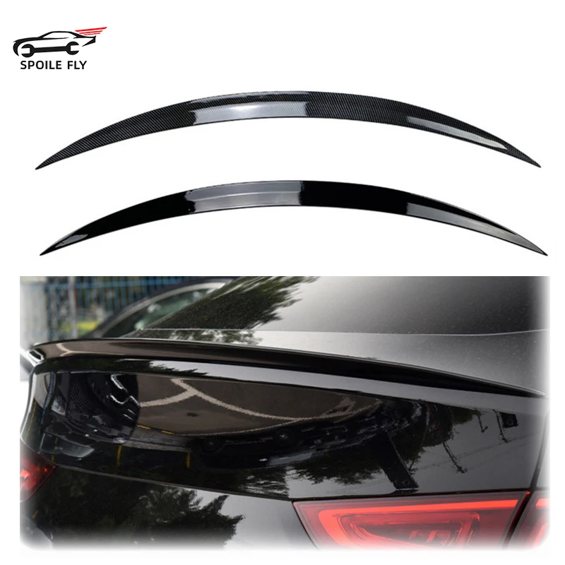 

For Mercedes Benz GLE53 GLE63 Coupe 2020 2021 W167 C167 GLE350 450 500E AMG Spoiler Glossy Black Or Carbon Fiber Look Rear Wing