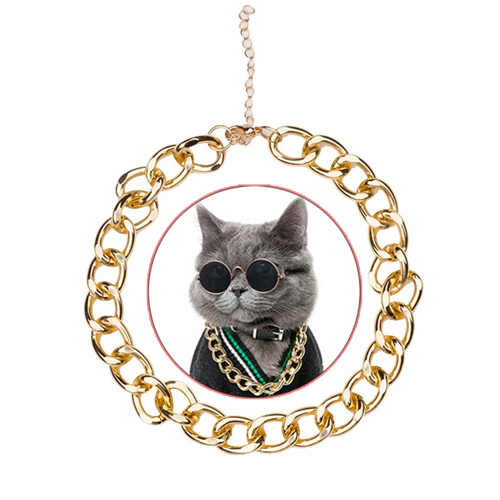 Cat Chain Necklace Collar Lightweight Adjustable Wedding Birthday Pet