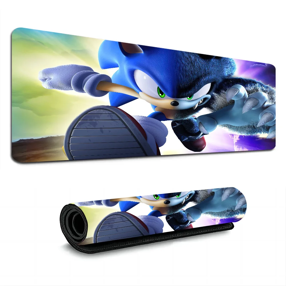 Video Game S-Sonic The-Hedgehog INS Tide Large Table Mat Student Mousepad Gamer Computer Keyboard Pad Games Pad Computer Table 2