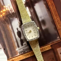 2024 New Women's Watch Medieval Diamond Vintage Retro Luxury Elegance High Quartz Retro Gold Clock 2