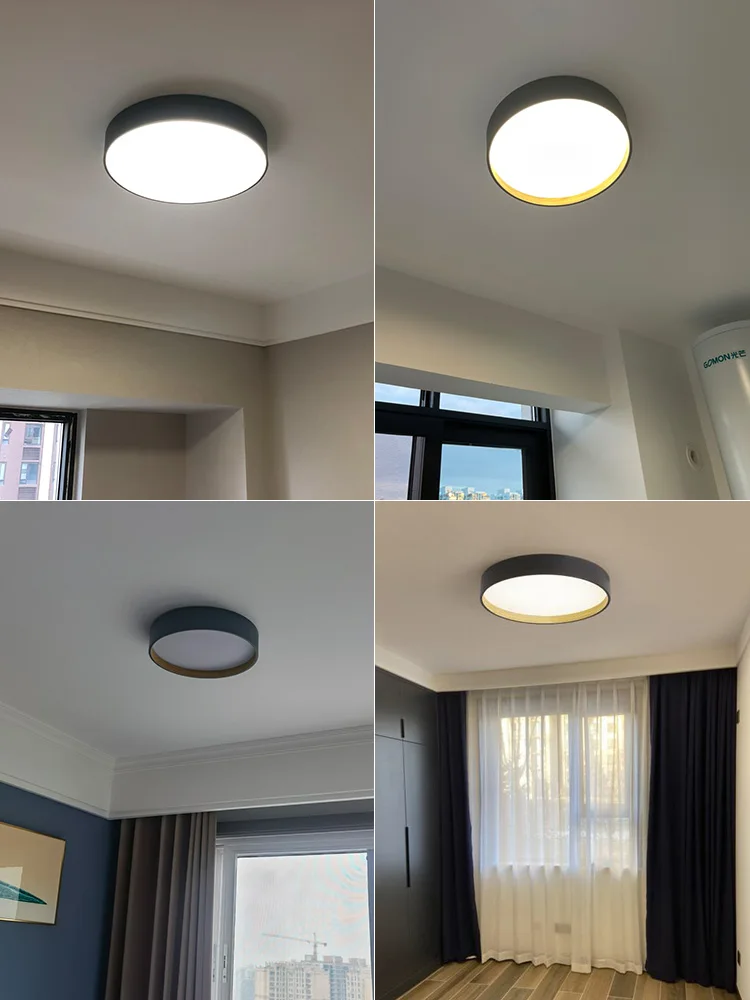 Ceiling lamp master bedroom lamp modern simple atmosphere home led Nordic lights living room study restaurant lights led ceiling light ceiling light