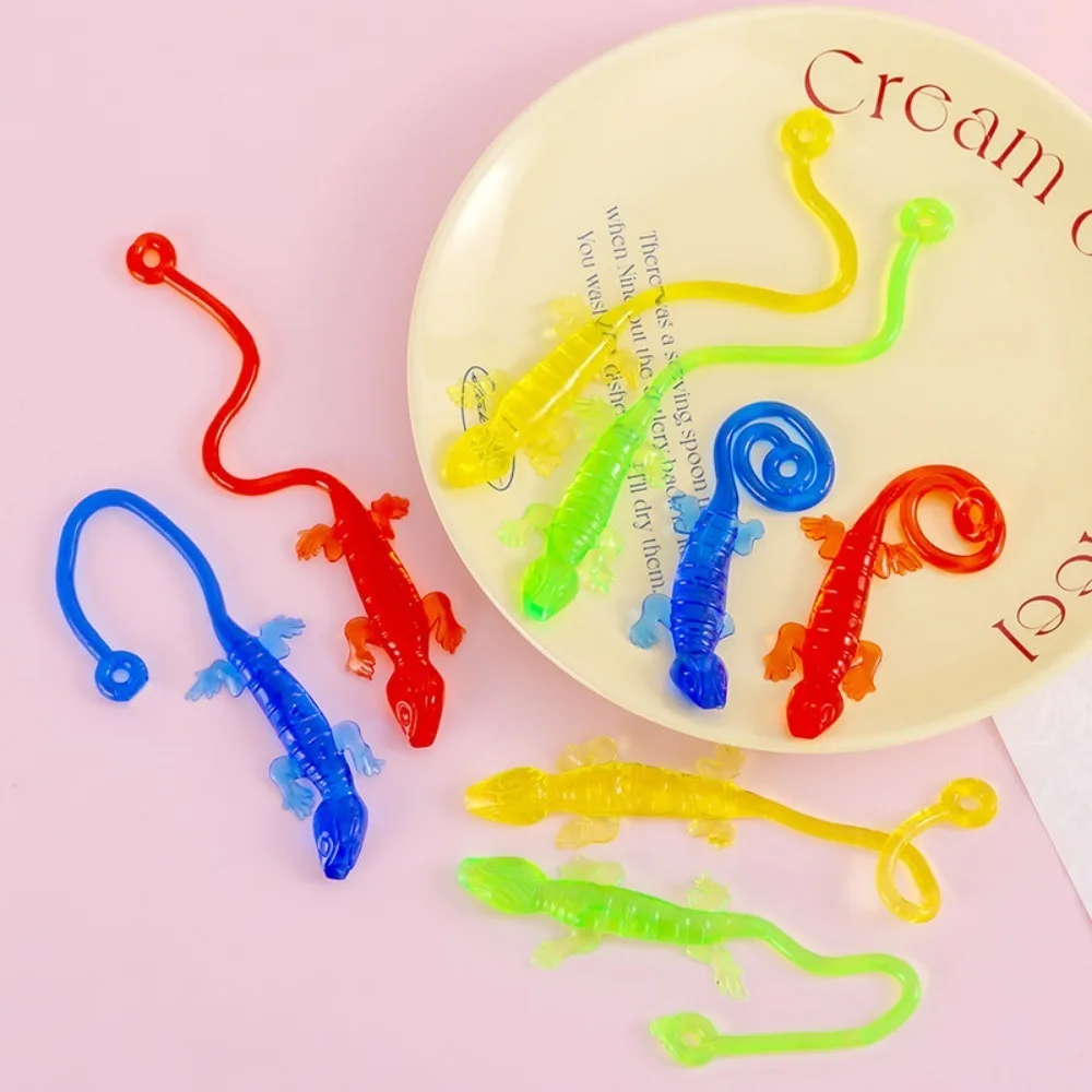 12/24/36Pcs Spaß Bunte Klebrige Klettern Gecko Kinder Party Liefert Geburtstag Geschenke Halloween Weihnachten Karneval Geschenk Dekoration – Detail 2