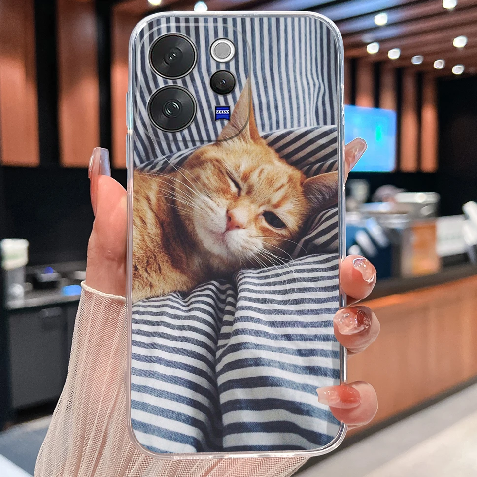 Daisy Floral Clear Shockproof TPU Silicone Phone Case