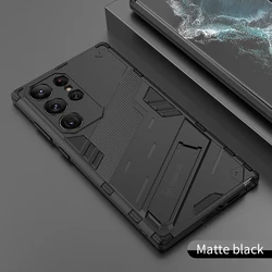 Shockproof Armor Phone Case - Rugged Protective Cover - Samsung A02(M02) (Black)