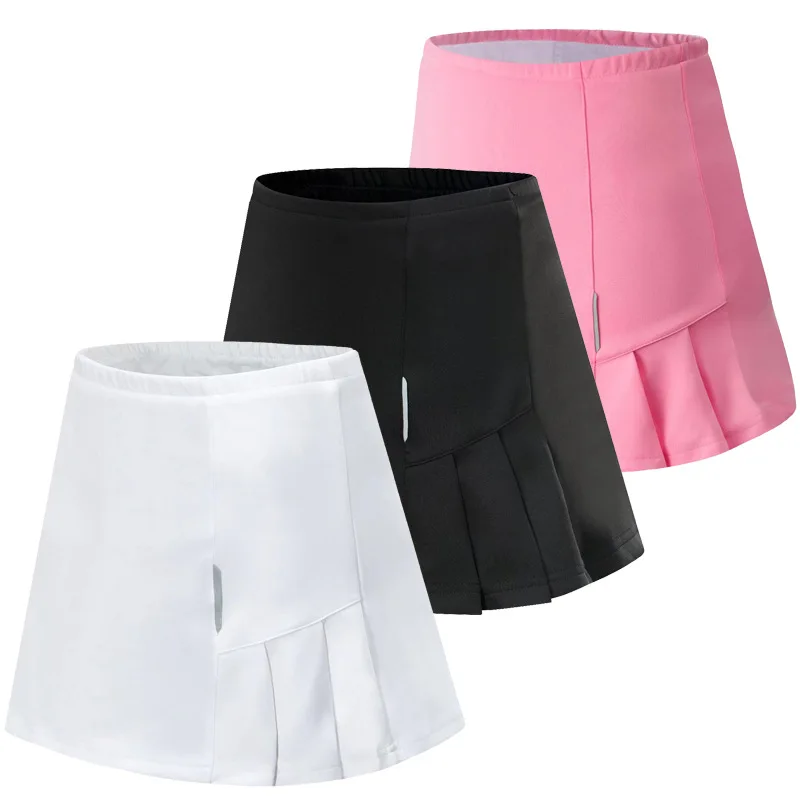 Women's Sports Skirt Quick dry Tennis Yoga Badminton Golf Skirt Waisted Short Comfortable Breathable Belt Safety Pant,sports skirt