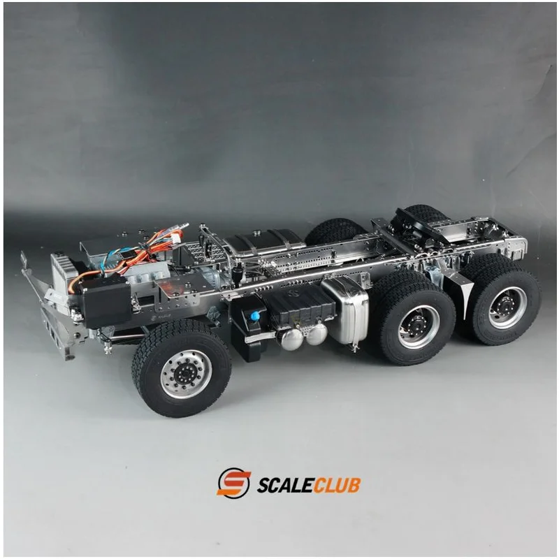 

Scaleclub Model 1/14 For Man Tractor Upgrade 6x4 6x6 Full Metal Chassis For Tamiya RC Trailer Tipper Car Diy Parts