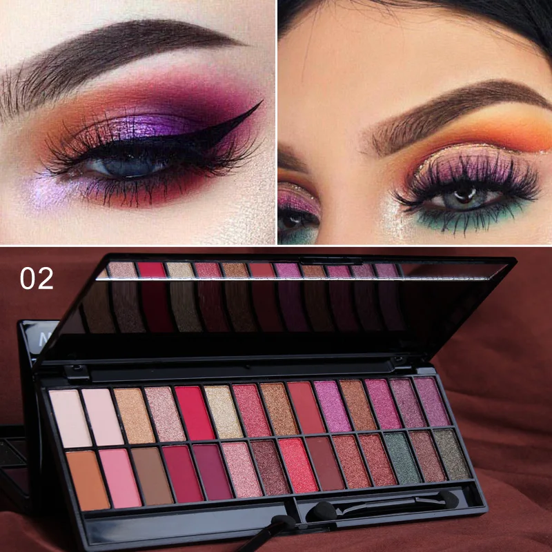 Cmaadu 28 Colors Nude Eyeshadow Pigment Packed Colour Waterproof Eyeshadow Lasting Makeup Naked Eye Shadow Palette Cosmetics for eye shadow eye shadow plate