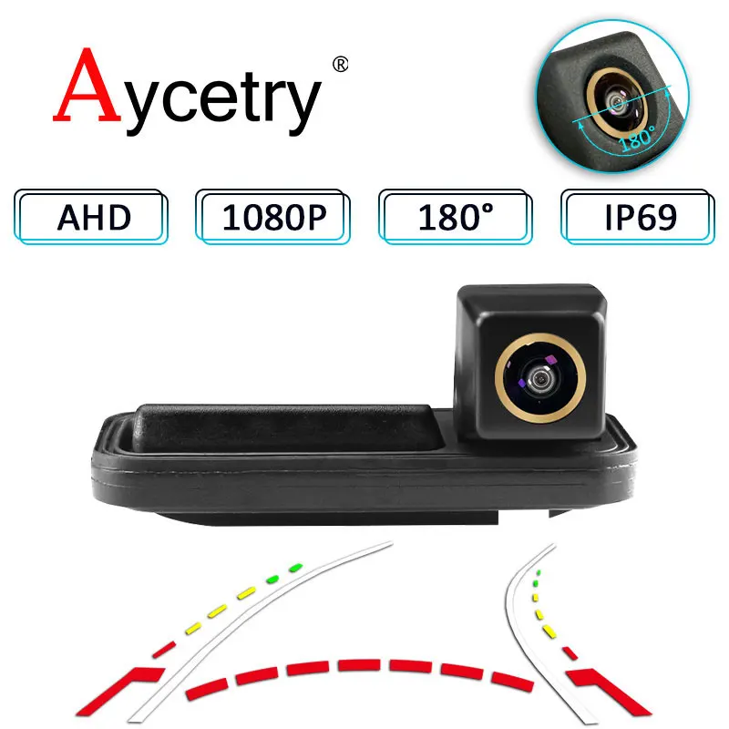 180 °   메르세데스 벤츠 B 클래스 W246 B180 B200 C/CLC W203 HD 차량 트렁크 핸들 반전 카메라 용 1080P AHD 자동차 후면보기 카메라