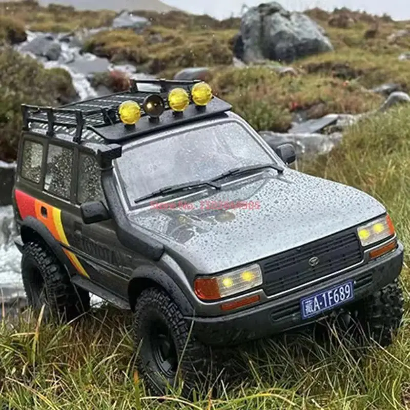 Fms Fcx10 Simulation  Cruiser Lc80 Climbing Car 1/10 Remote Control Electric Off-Road Vehicle Holiday Gift 4