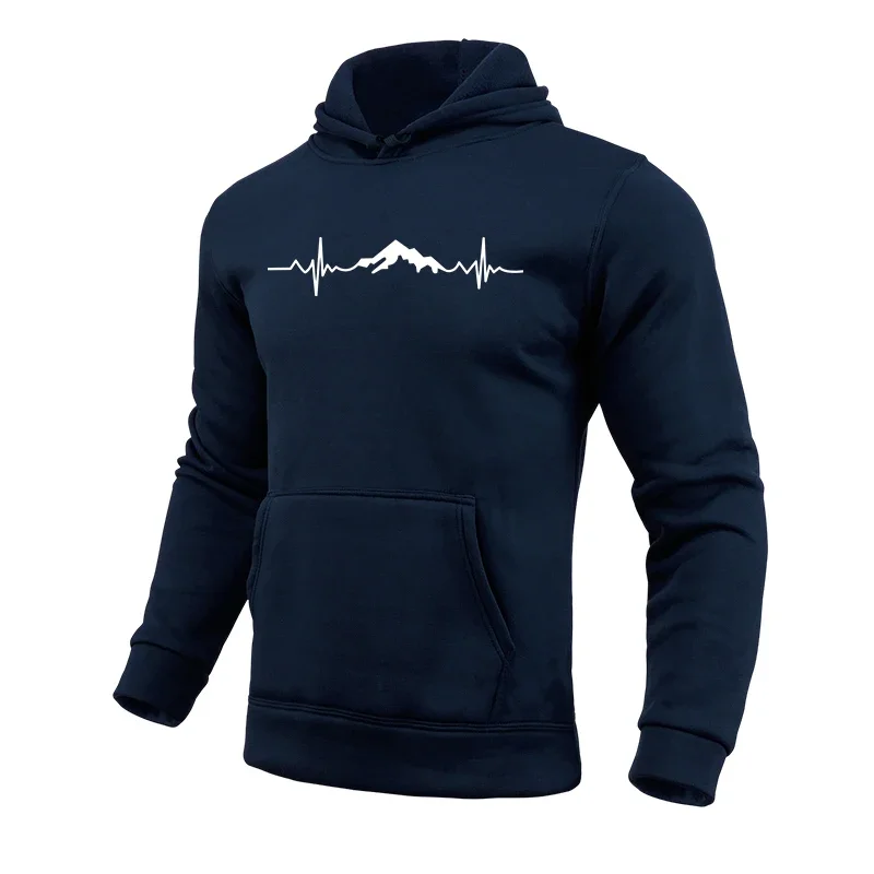 Mens Hooded Sweatshirts High Quality Casual Sports Fitness