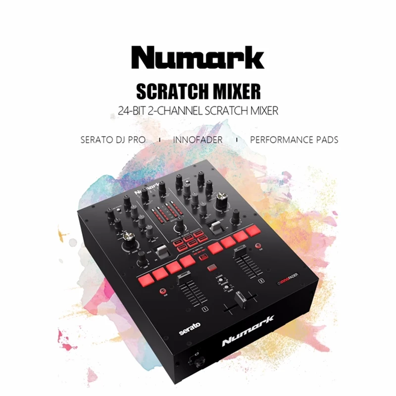 Numark/Luma Scratch 2 Canali Dj Player Mixing Table Built Internal Seratodvs Sound Card Innofader
