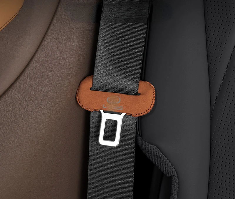 

Suitable For Lexus ES300 RX NX200 GX Front And Back Row Suede Automobile Safety Belt Buckle Protection Cover