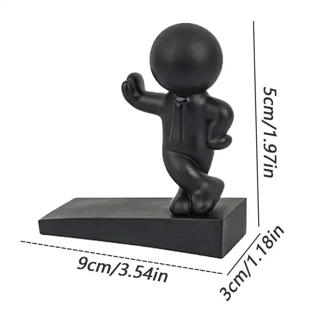 Adorable Cartoon Rubber Door Stopper - Non-Slip Floor Draft Blocker & Safety Protector