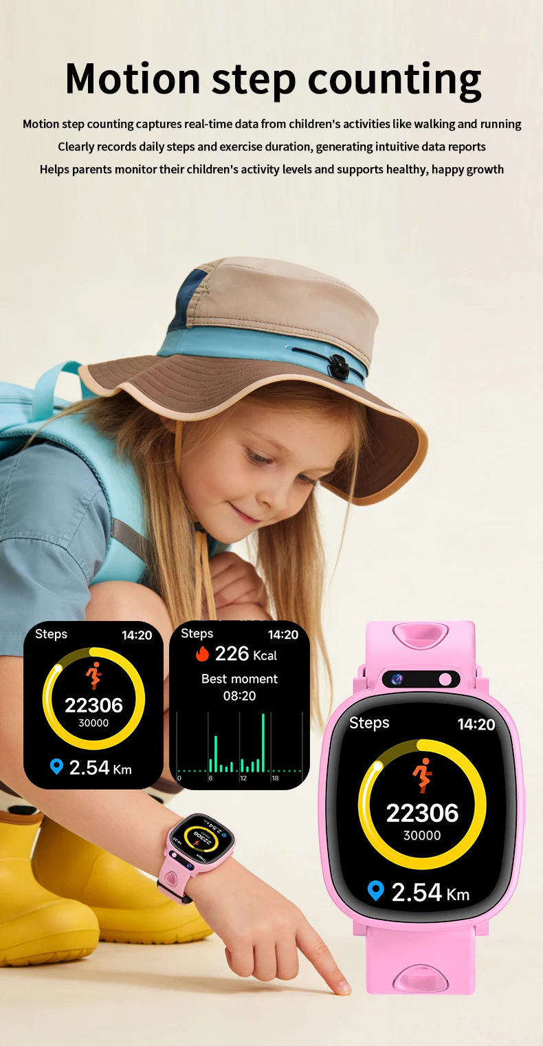 Kinder-Smartwatch H10 mit HD-Display, 12 Spielen, Kamera & Lernfunktionen – für Mädchen & Jungen