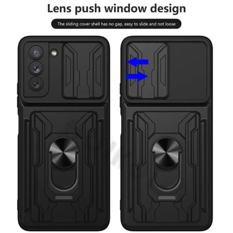 Capa for Xiaomi 13T 13 Pro Redmi 13C Case Slide Lens Ring Stand Cover for  Xiaomi 14 12T 11T Pro POCO C65 F5 F4 X5 X4 X3 M5 M4 - AliExpress
