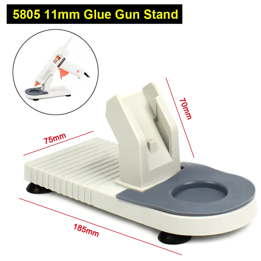 Hot Melt Glue Gun Stand Holder with Non-Stick Pad for 113/5805 EU 20W/150W Home Repair Tool