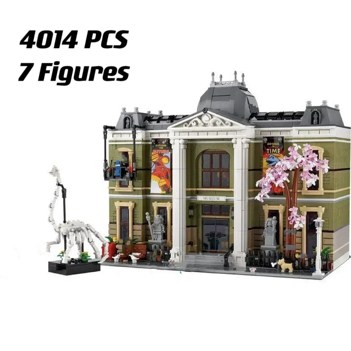 

2023 New 10326 Natural History Museum City Architecture Building Blocks Streetview Model Bricks Toy for Kids Christmas Gifts