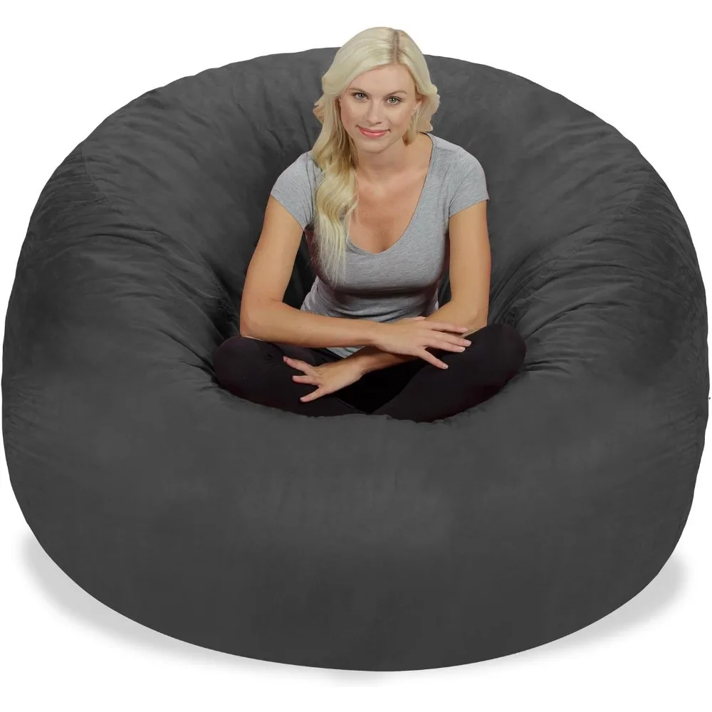 Bean bag chair giant memory foam furniture bean bag big sofa with soft micro fiber cover