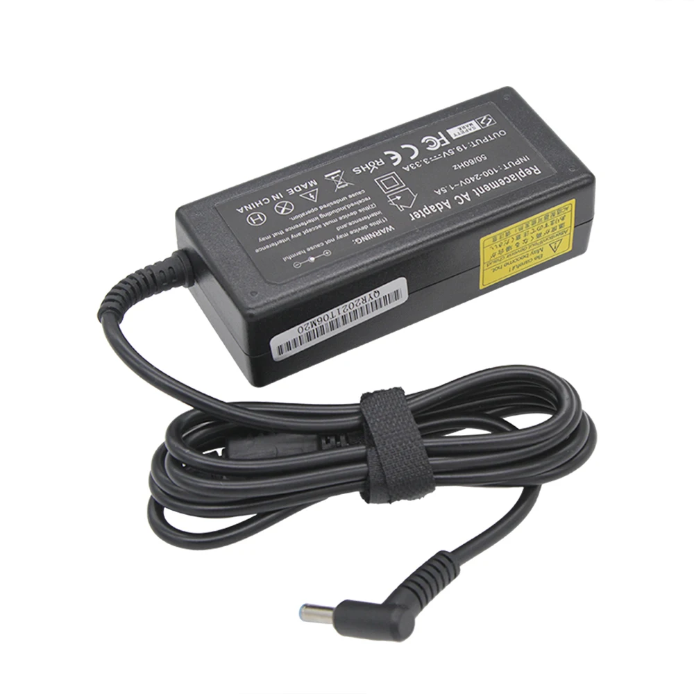 65W Laptop Charger For HP Envy 17-j010us Pavilion 15-j000 Chromebook 11 G4 G5 EE 14 G3 246 G4 248