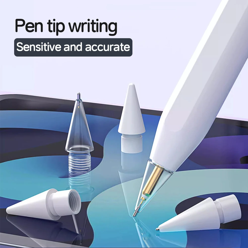 Thin Soft Nib Replacements 4pcs/6pcs Pencil Refills Apple Pencil 1/2/3rd (USB-C)/Pro
