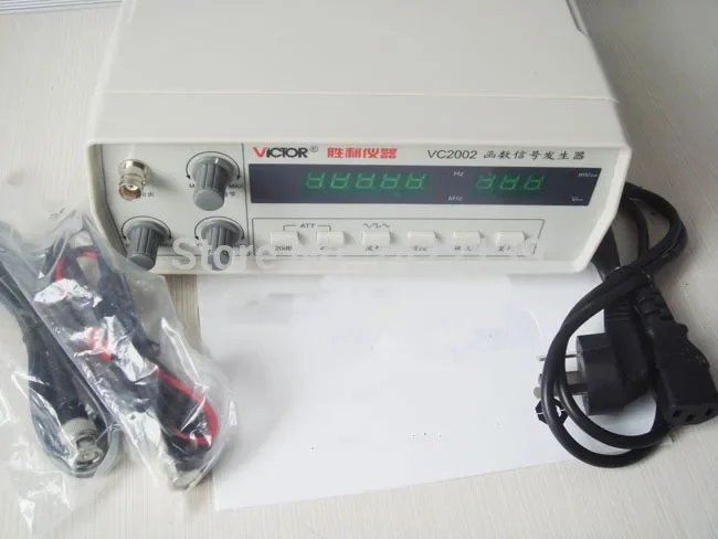 VICTOR VC2002 0.2Hz~2MHz Function Signal Generator 5-Digit Precision 7 Waveform Frequency Output for Lab Testing detail image 9