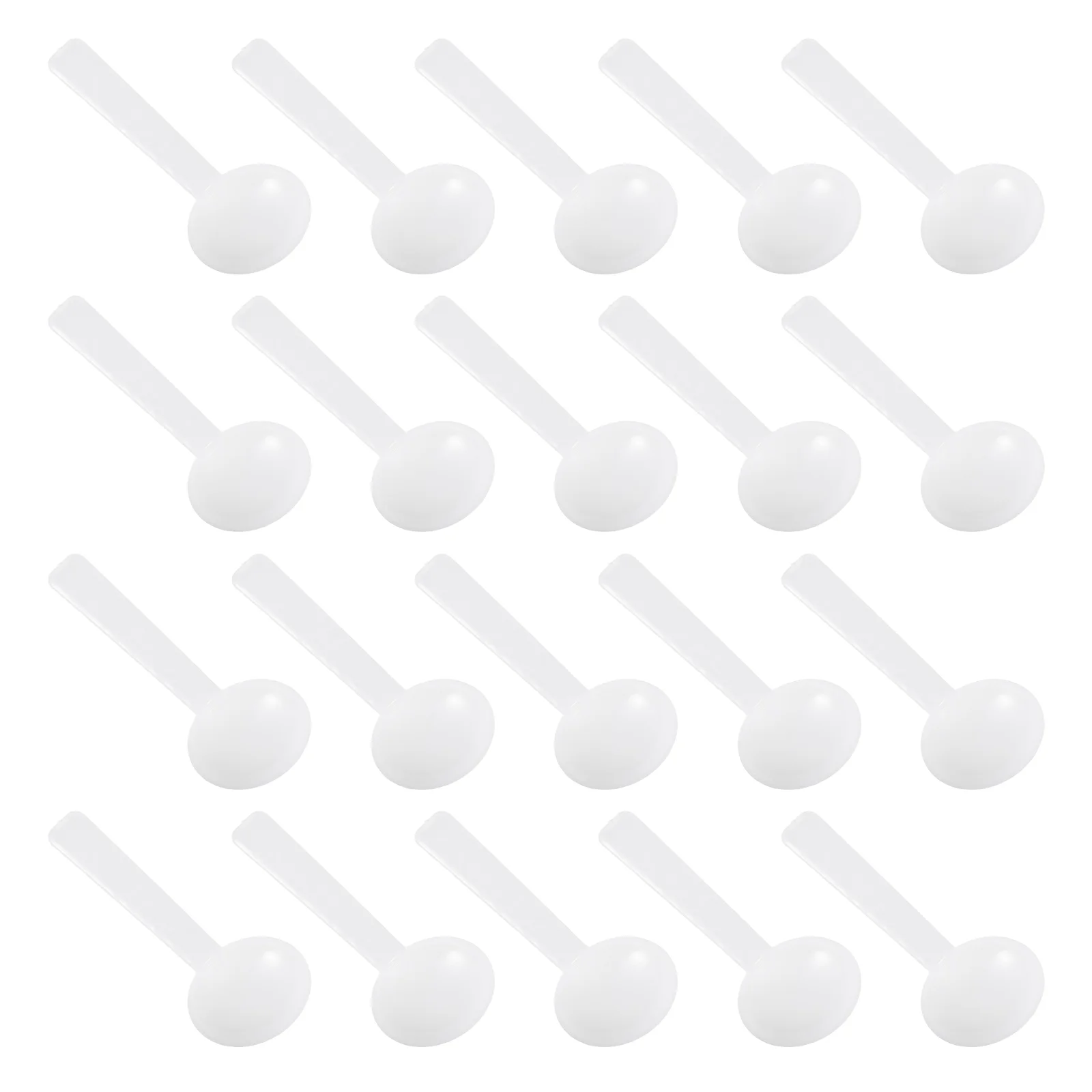 100 Pcs Plastic Serving Utensils Mini Cups Silverware Measuring