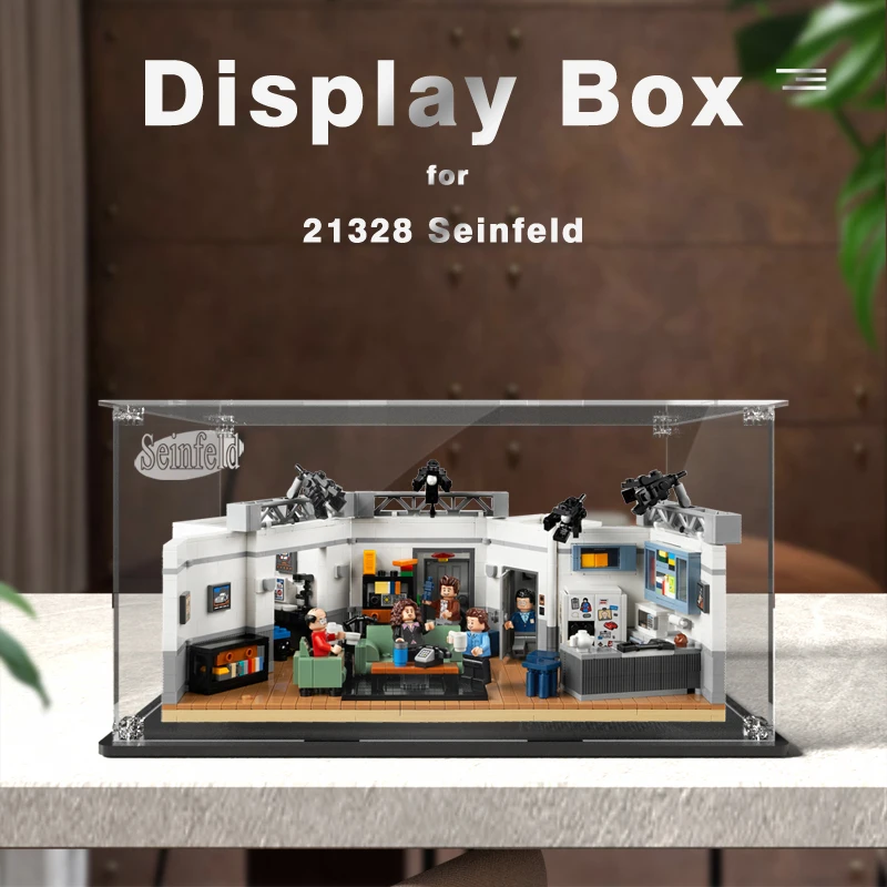 Acrylic Display Box For Lego 21328 Seinfeld Dustproof Clear Display acrylic-display-box-for-lego-21328-seinfeld-dustproof-clear-display