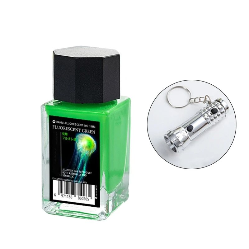 18ml Colorful Invisible Ink With UV Light For Illustrations, Art