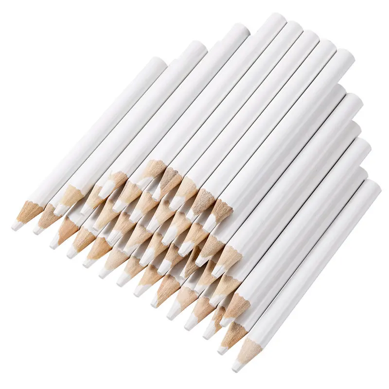 100pcs 8.5cm Wood Nail Art Wax Pencil Rhinestones Gem Picker pen Crystal Dotting Tools Manicure Decorations White NAB061 2