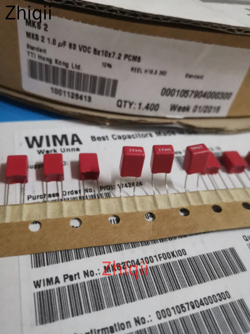 10 шт./30 шт. Оригинальный Новый 1 мкФ 63V Германия WIMA 105 фотография = 5 мм | Электронные