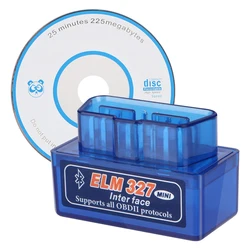 Wireless OBD2 Car Diagnostic Code Reader & Scanner (Blue)