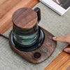 100°C Cup Heater Coffee Mug Warmer Hot Tea Makers Warmer Coaster 5 Gear Temperature Cup Heaters Coffee Milk Tea Heating Pad 220V 6