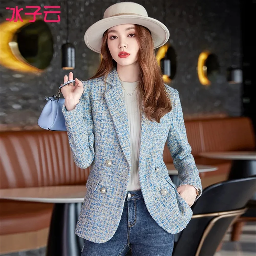 2024 Spring Autumn Women Fashion Tweed Blazers And Jackets